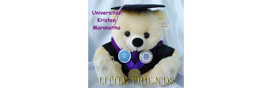 Boneka Wisuda Universitas Kristen Maranatha
